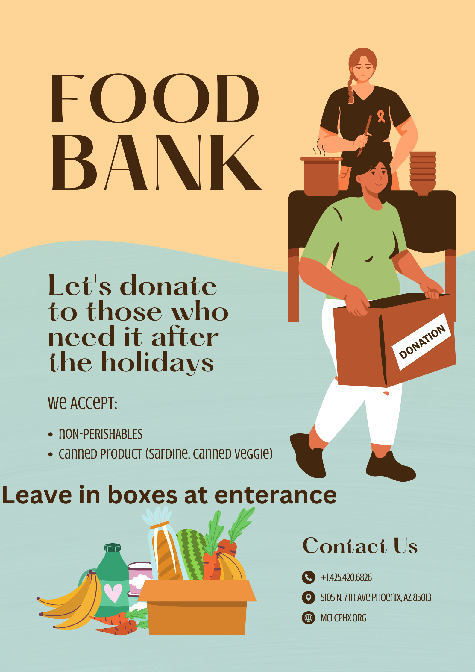 Mount Calvary Food Drive