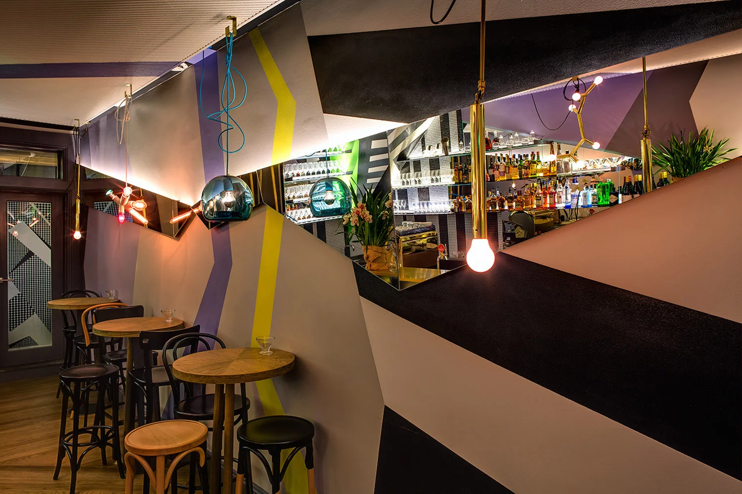 Claude's- Downstairs B&W wall.jpg