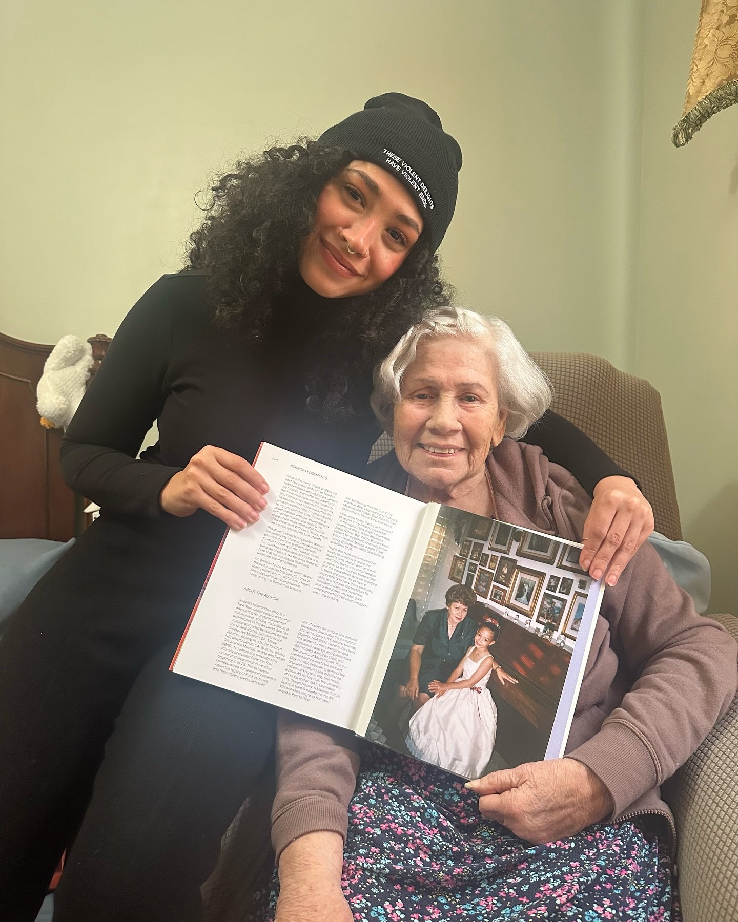 If you've read my book, New Women's Work, then you know I talk about my Abuela in the intro essay. It's the first time I mention something personal in my professional writing. She was a seamstress and I used to take the scraps from her projects to ma