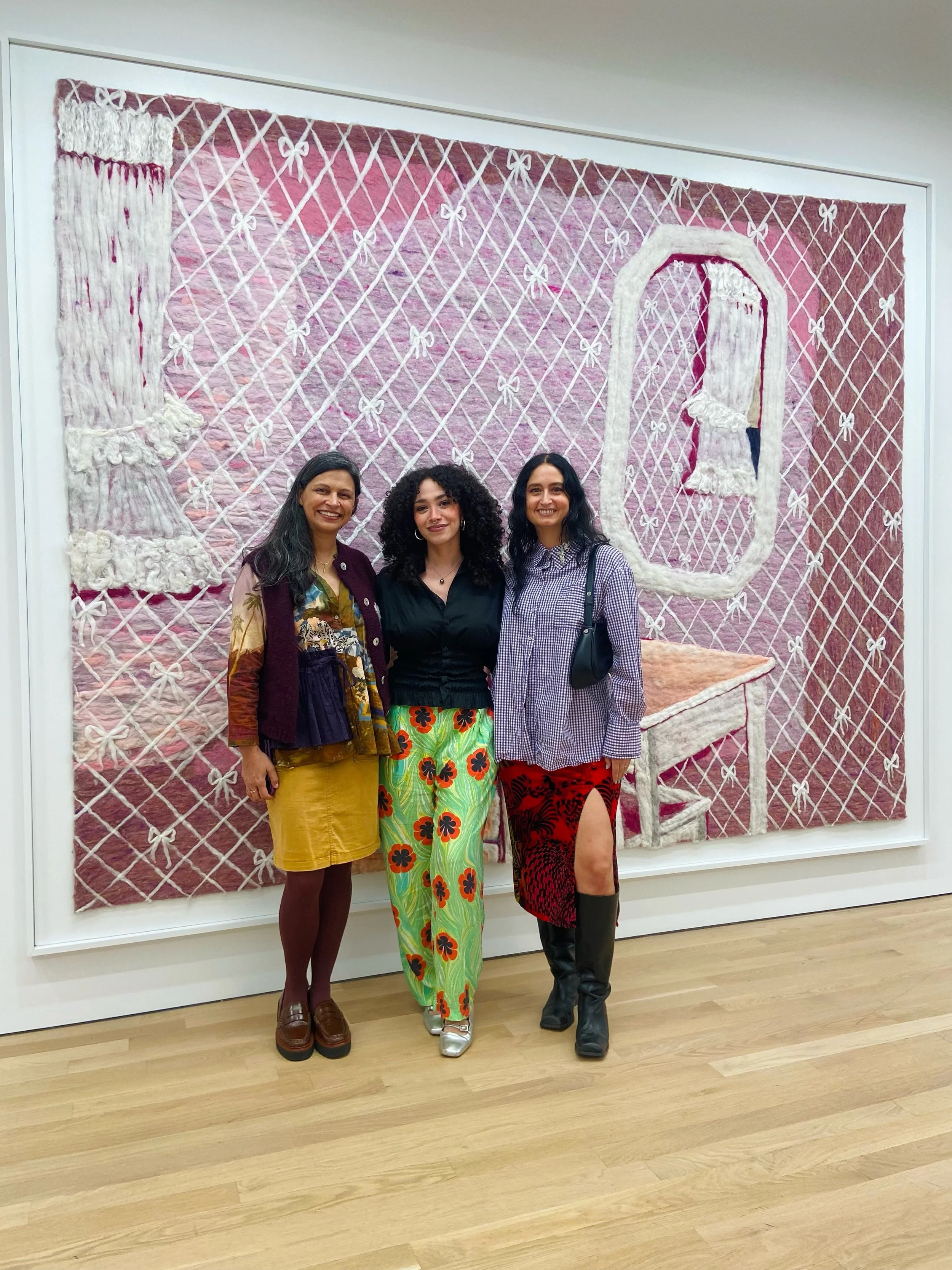 Thank you all who braved the weather to attend our talk yesterday! It was a delight to moderate this talk with @sylk_z and @melissajoseph_art and to get to hear from and speak with so many who attended 🧡

If you haven't visited their show yet, make 
