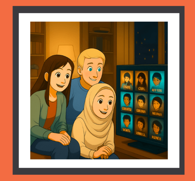 プライベートで英語を磨くイメージ