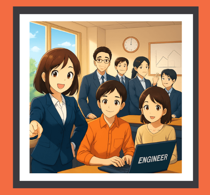 日系企業で働くイメージ