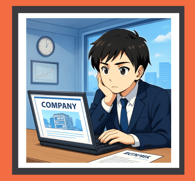 転職前の企業研究イメージ