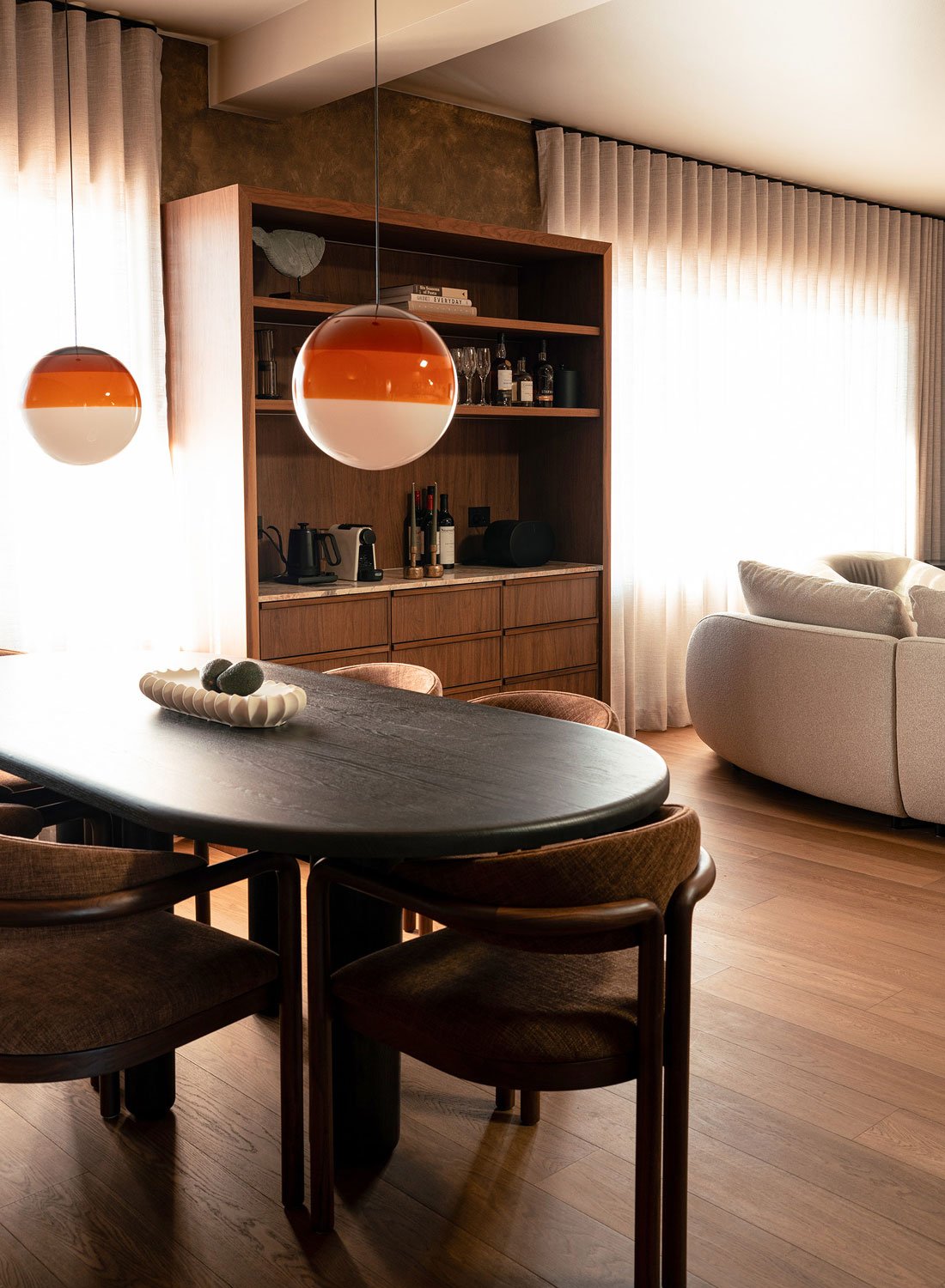 Photography of an interior 70s style in Merimbula