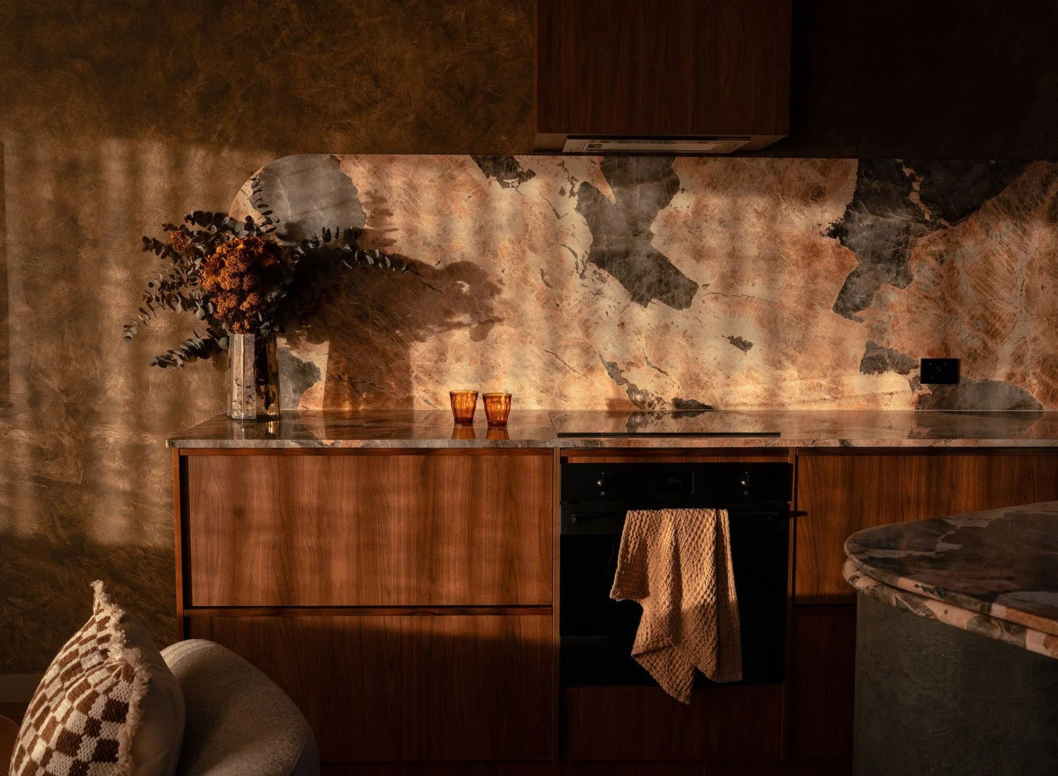 Photography of an interior 70s style in Merimbula, view of the kitchen