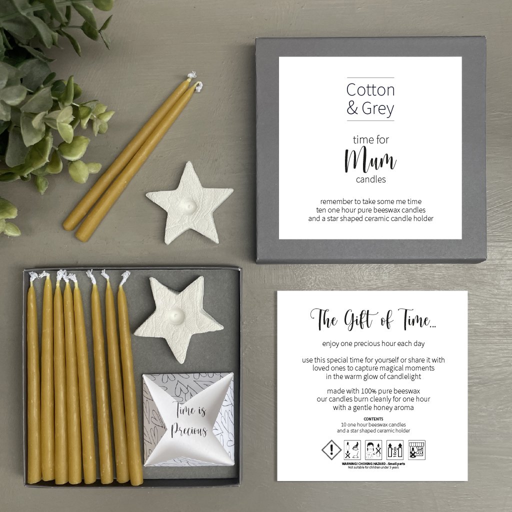 Mum Candle Gift Grey Special Gift
