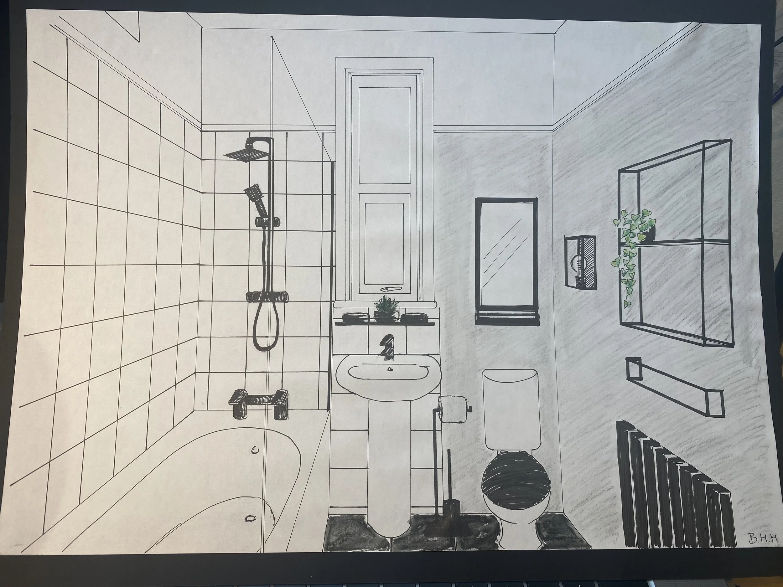 Bathroom Wall Elevation Design