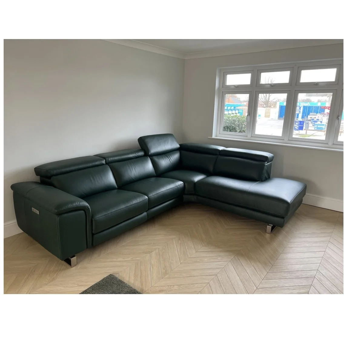 Couch in - awaiting soft furnishings