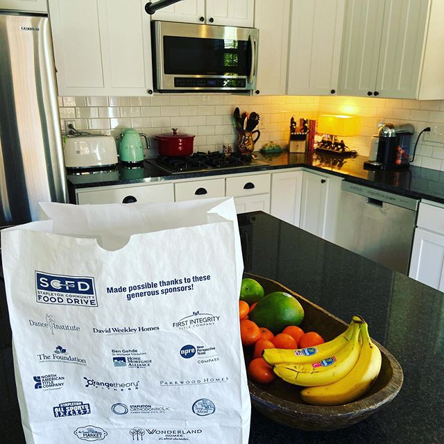 Don't forget to fill up these bags and leave them out for the volunteers on Saturday. Thanks New Perspective for this great Fall tradition.  #thegreat80238 #fooddrive #stapletondenver #teamnewperspective #compassrealestate #itsthegivingseason