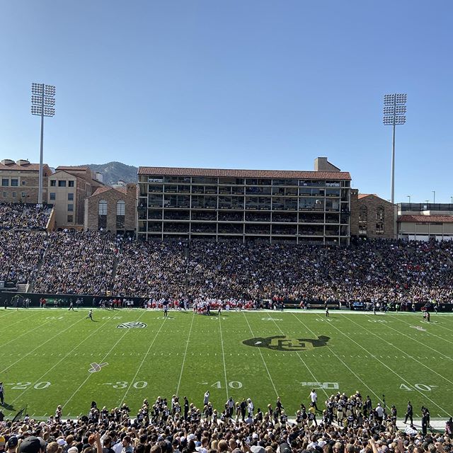 One of the Great things to do in our little corner of the World.  #skobuffs #FolsomField  #FallFootball #CUBuffs