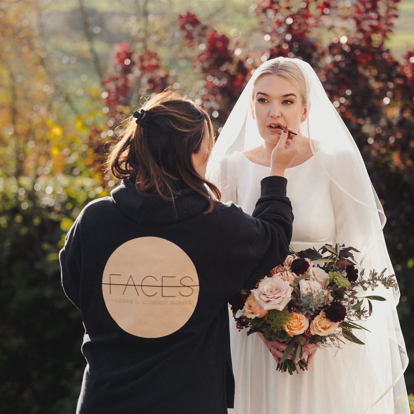 Always on hand for last minute touch ups ✨

We can guarantee we will be there until the very end for makeup touch ups and more - we like to be busy give us jobs to do!

That last hour before you leave for your ceremony can be a bit wild at times, we 