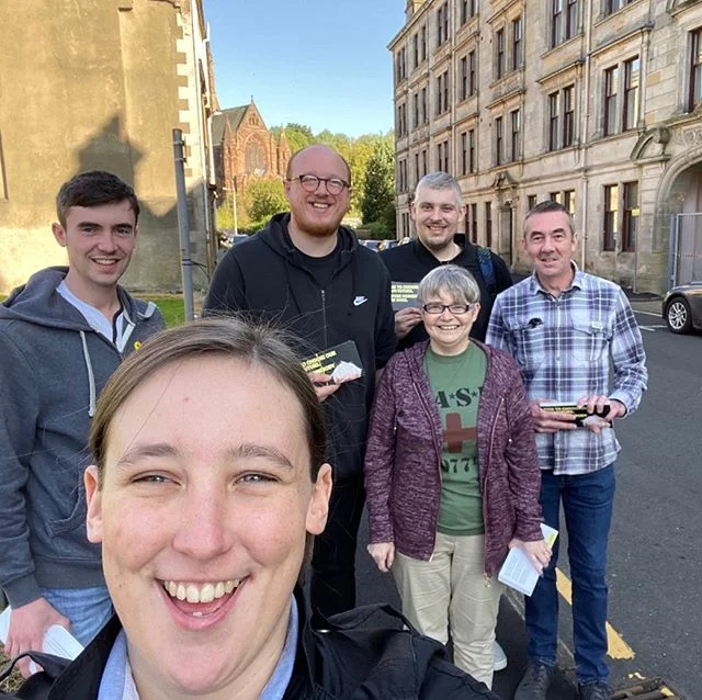 Smashing morning for some leafleting in the west end of Paisley. 😎🌞
#activesnp #TeamRenfrewshire