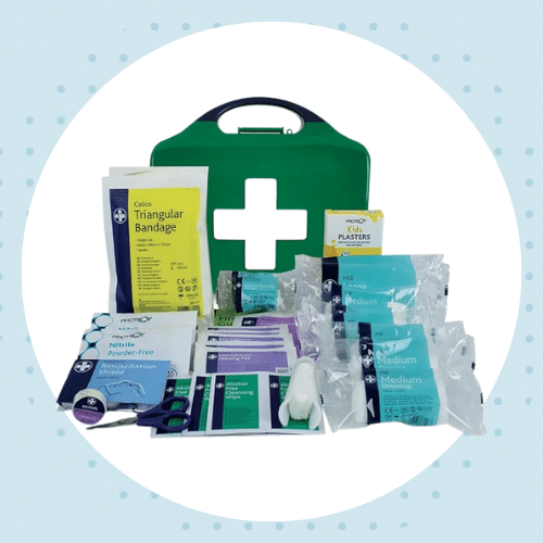 First aid kit for babies and children