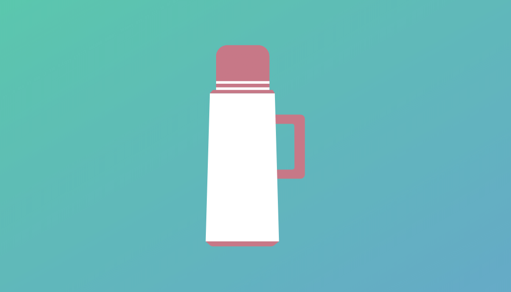 Thermos flask for making formula