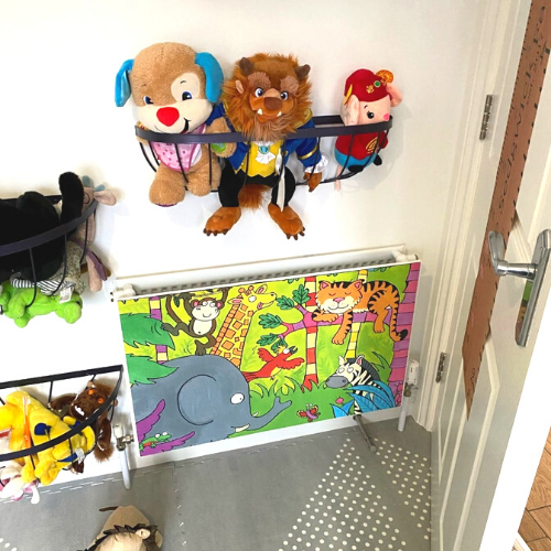 Radwraps magnetic radiator cover for babyproofing