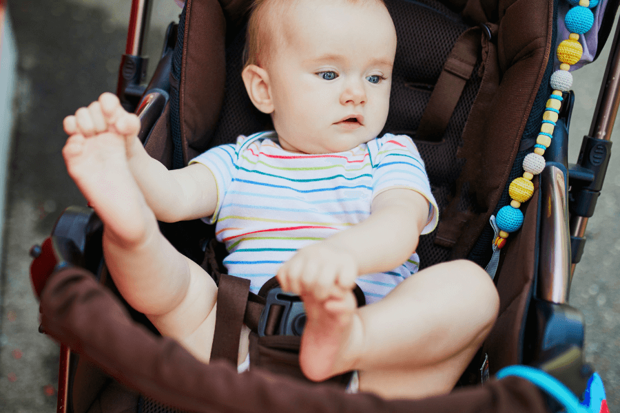 LittleLife Buggy Clip: Moschettone Metallico Resistente Per Passeggino, Con Impugnatura In Gommapiuma, Pratico Accessorio