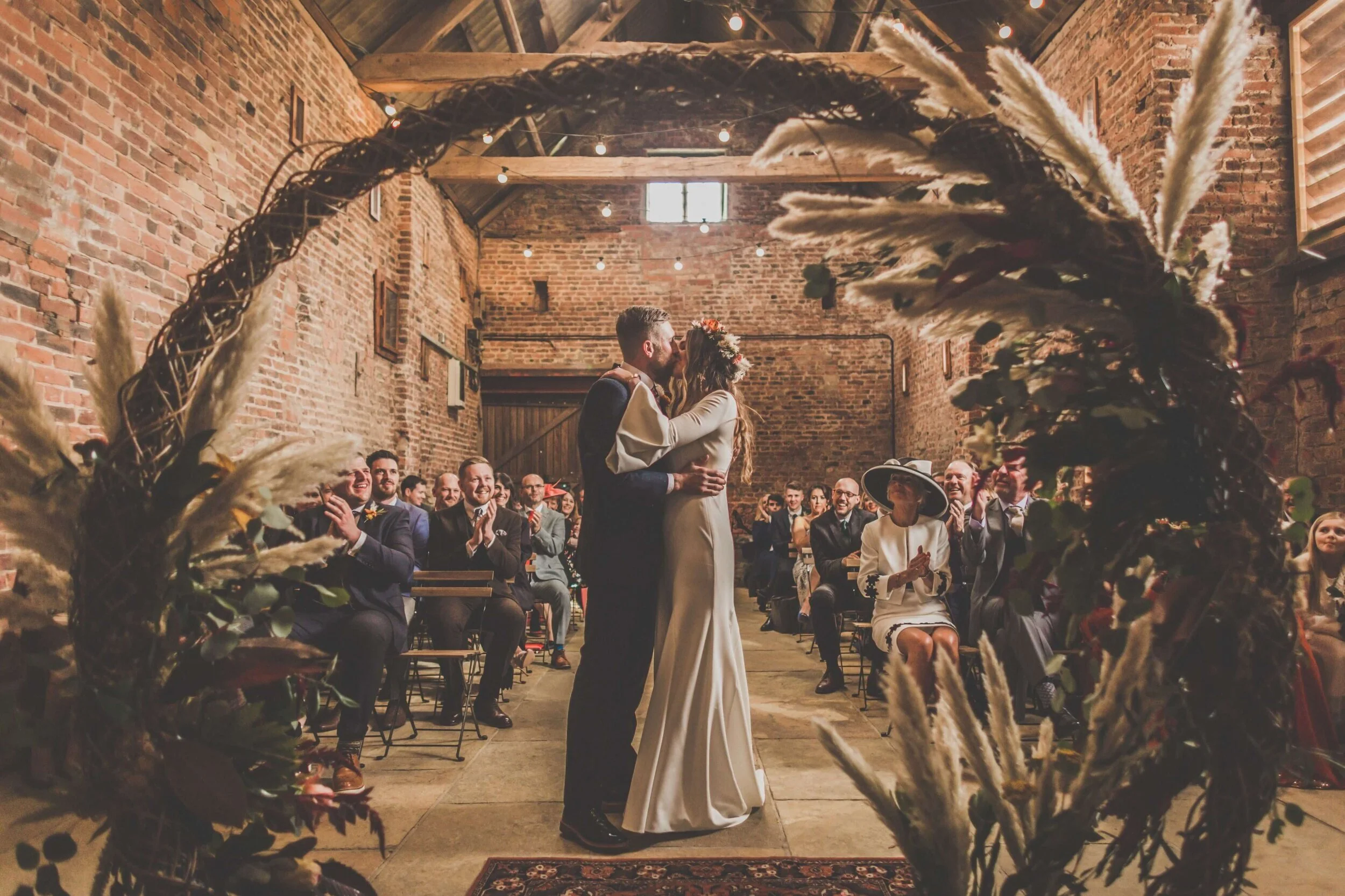 Maddy + Chris: Boho barn in Yorkshire