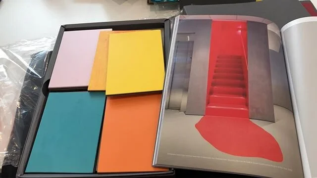 When you receive a sample box and a brochure featuring one of your old project π thanks @Sphere8 #designermoment #interiordesign #resinfloor #commercialinteriors