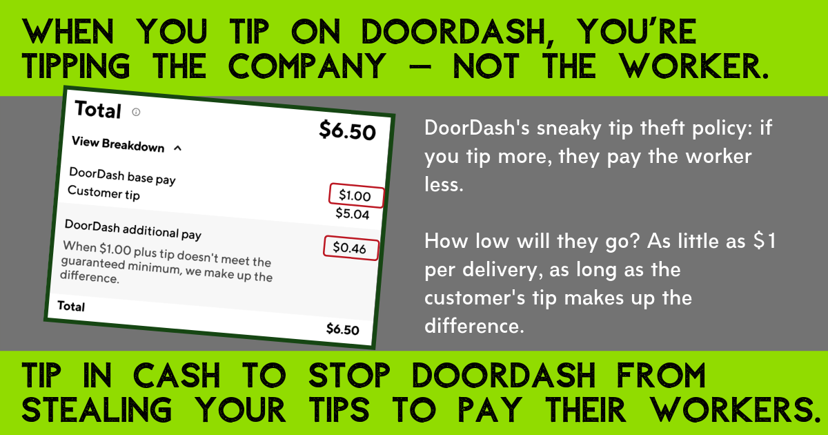 Someone Proves How Badly Doordash Is Treating Their Employees By