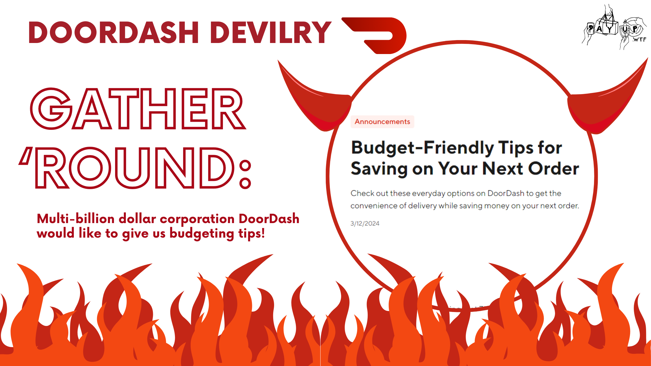Gather 'Round: Multi-Billion Dollar Corporation Wants to Give Us Budgeting Tips!