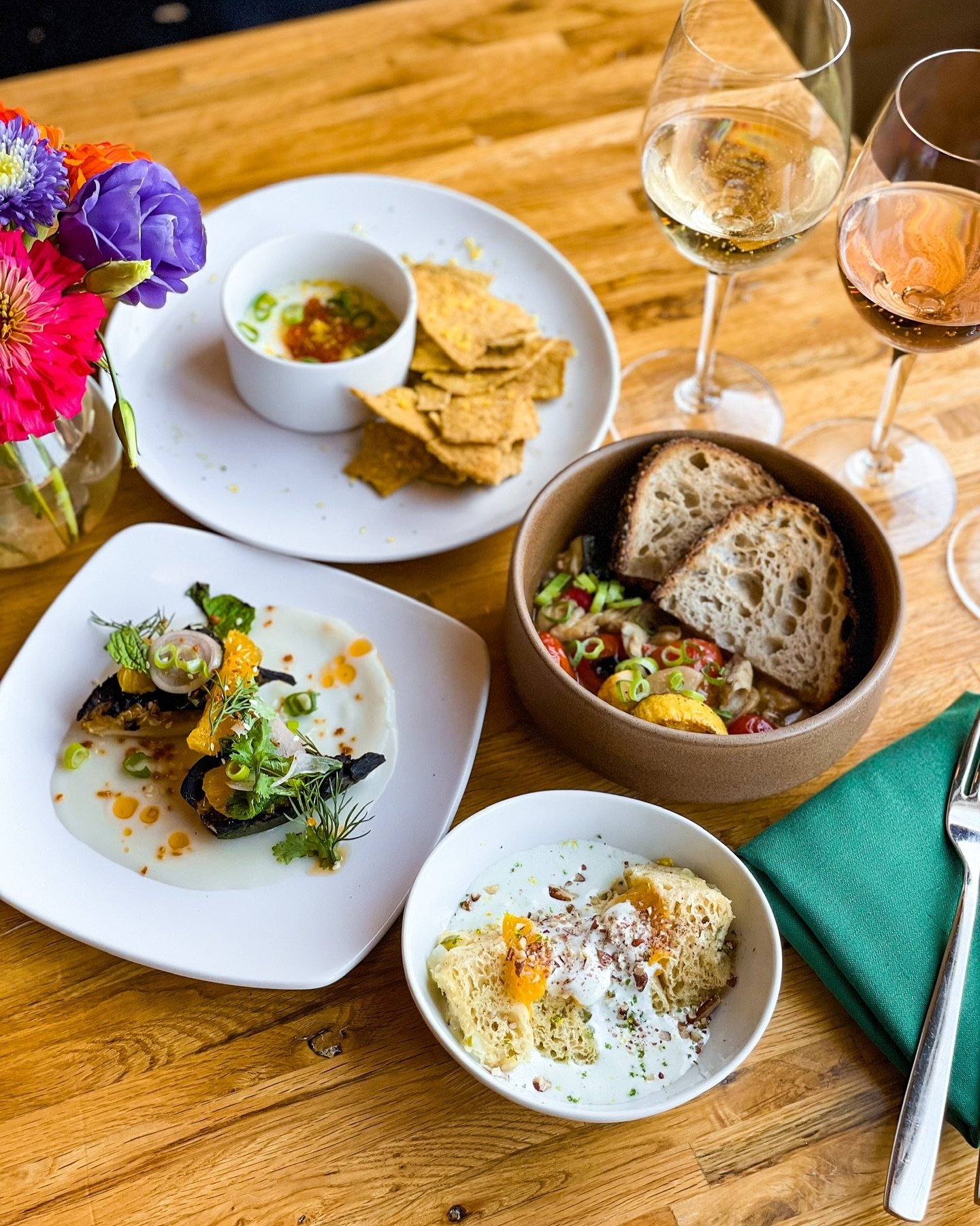 Try our four course menu Tuesday-Thursday evenings. Enjoy your choice of a set of our favorite menu items in a smaller format, no shortage on flavor. Add wine pairings if you&rsquo;d like.