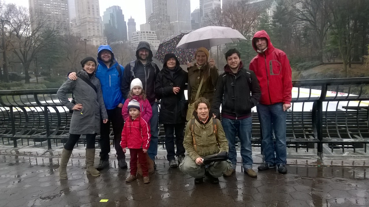 Lab Group Photo in NYC - December 2014