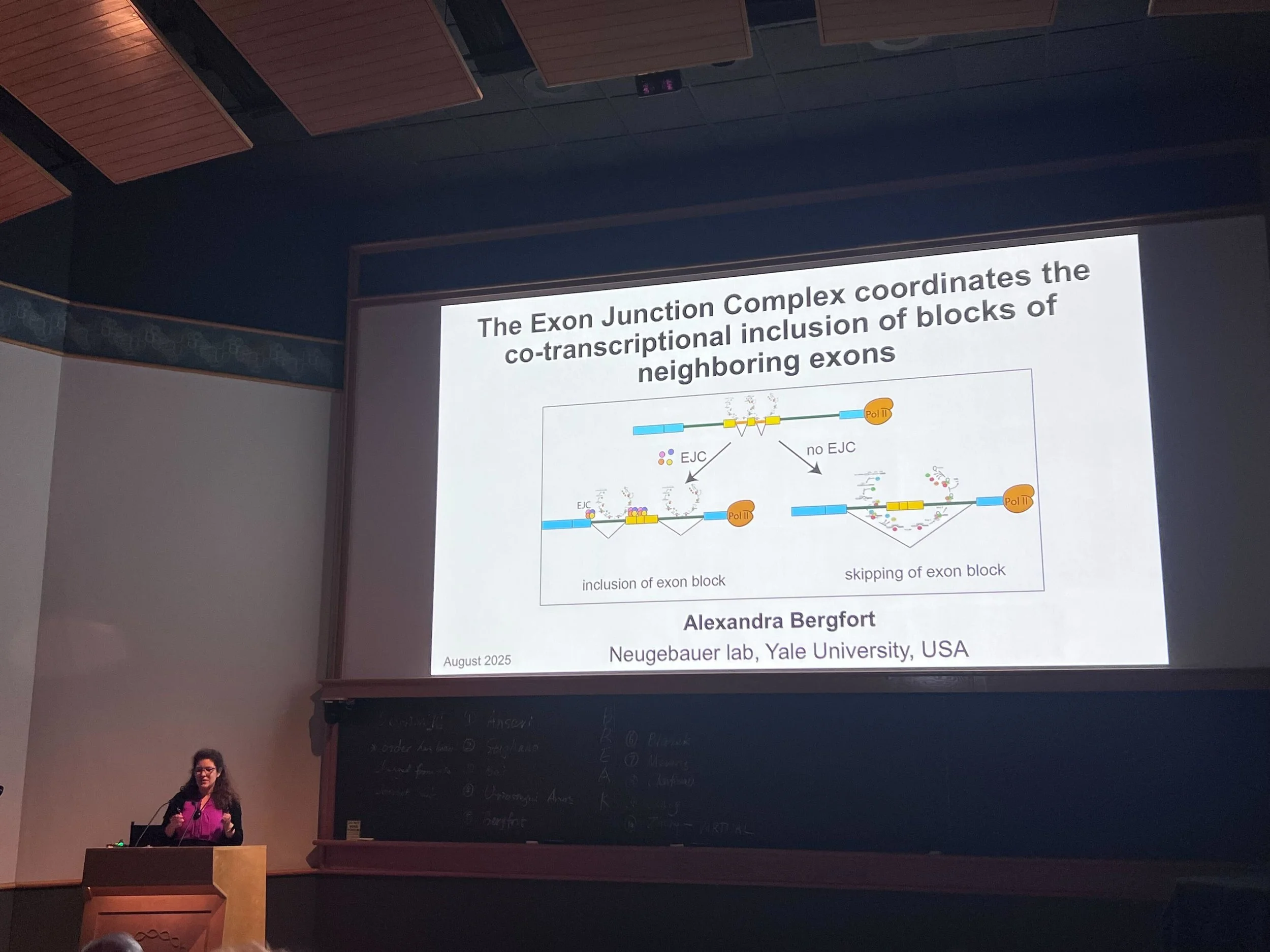 Alexandra's Talk at the Cold Spring Harbor Meeting - 20 August 2025