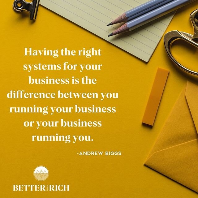 Type &ldquo;YES&rdquo; if you agree.

Latest video and blog post on the topic out today with link in bio.

#businesssystems #systemization #businessconsulting #businesscoaching #leadership #entrepreneurship #entrepreneur #workflowdesign #betterthanri