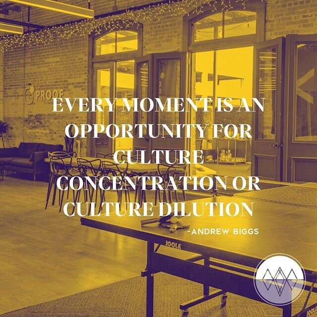 Did you strengthen or weaken your company culture today?

Every moment on the clock is an opportunity to bring the culture into greater coherence or to allow it to dilute. Which will you choose?

#corporateculture #businessculture #business #entrepre