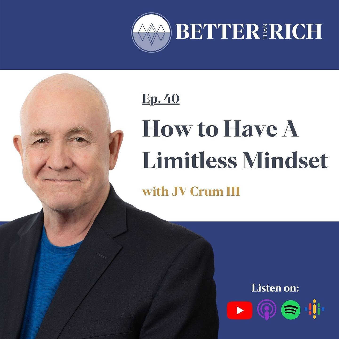 Known as the world&rsquo;s number one limitless mindset authority, Jv Crum is also the founder of Conscious Millionaire, he&rsquo;s an attorney, plus he&rsquo;s an international best-selling author. Mentoring both young and old entrepreneurs to becom