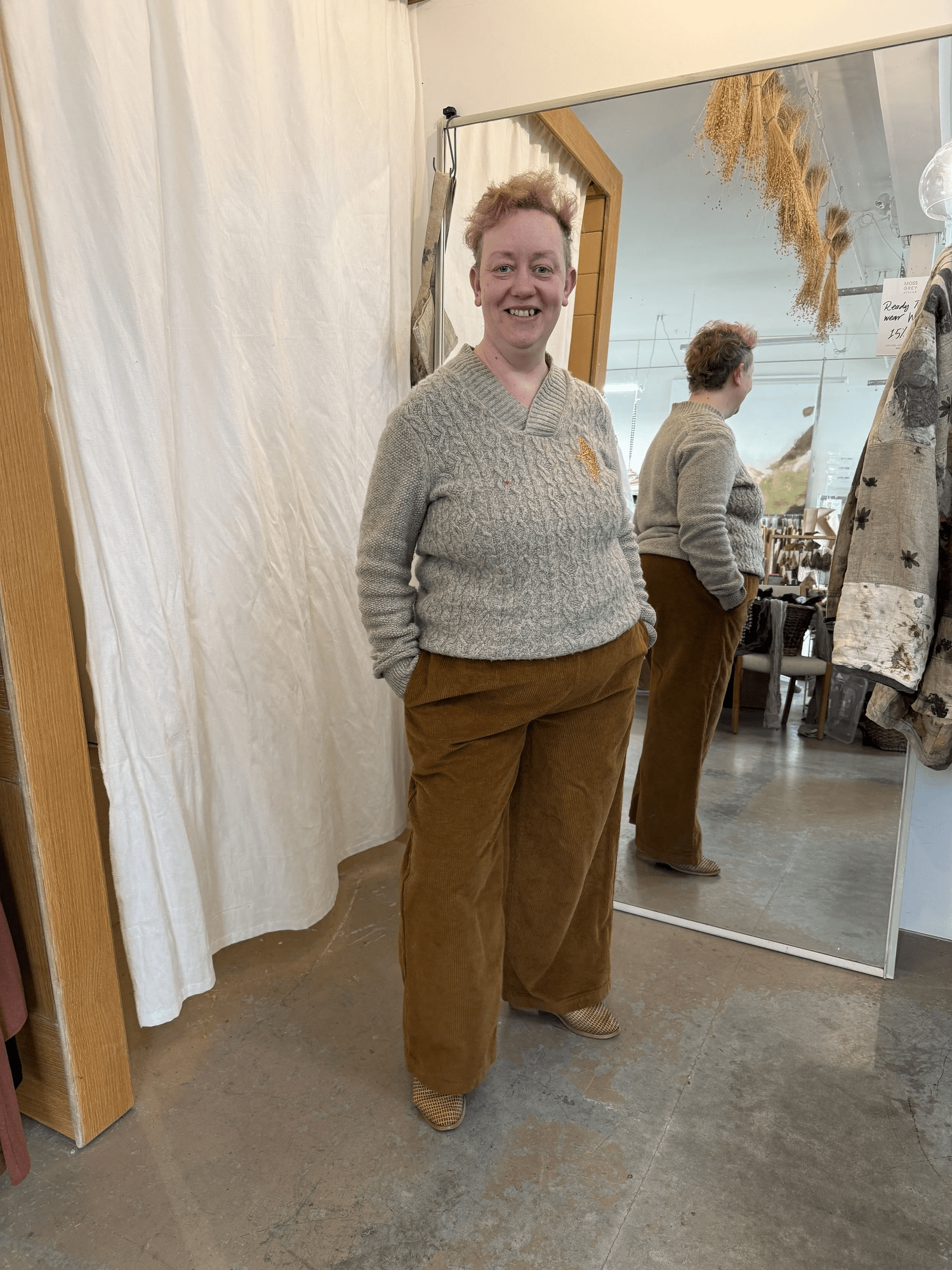 Nora Trouser — Moss Grey Atelier