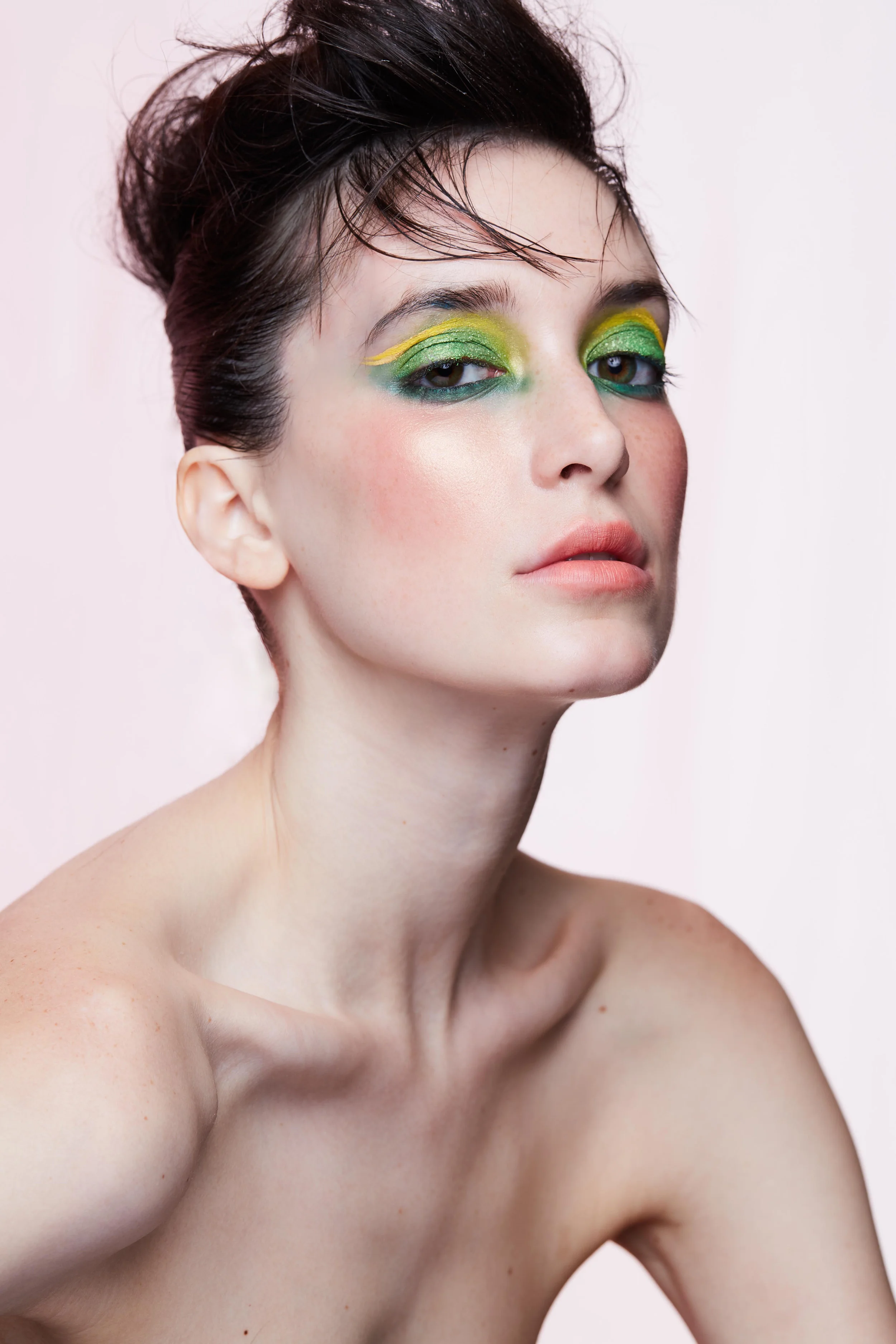 Hair by Dan Nguyen, Makeup by Sasha Safdiah. Shot by James Lee Wall.
