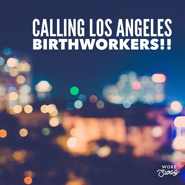 Birthworkers of Los Angeles!

A group of us have gotten together to work on getting doulas back into the hospitals and bringing back the hands on emotional and physical support that birthing families deserve!

This is ESPECIALLY needed for BIPOC and 