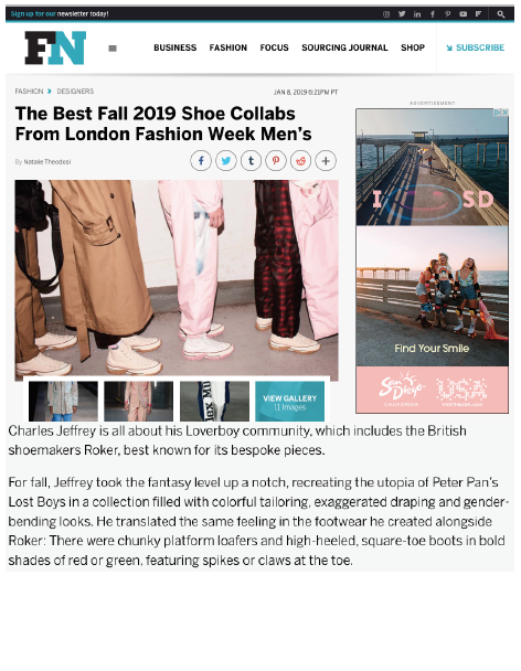 FOOTWEAR NEWS I JANUARY 2019 (Copy)