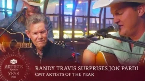 Randy Travis Surprises Jon Pardi in Emotional Meeting | CMT Artists of the Year