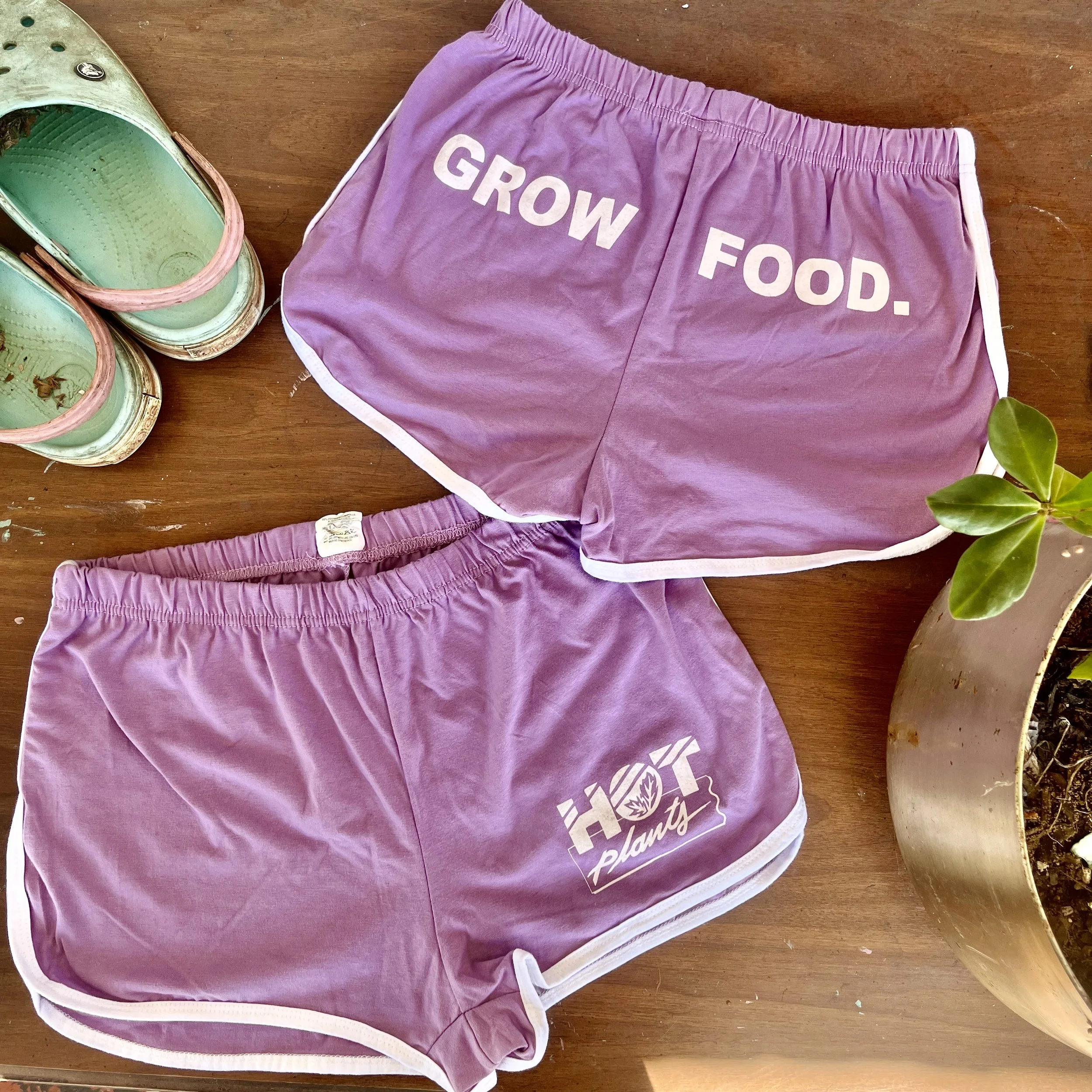 Hot Plants Grow Food Lavender Hot Pants