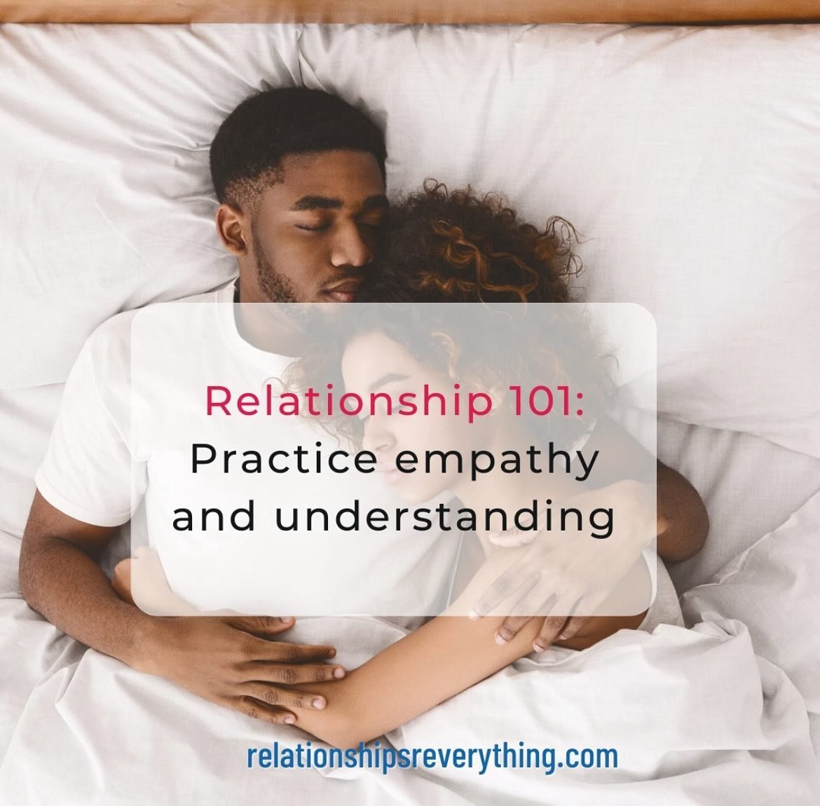 Relationships are hard work, but they&rsquo;re worth the effort when you can connect with your partner on a deeper level. 💯

🔑 One of the keys to making that happen is being empathetic and understanding towards your partner. Try to put yourself in 