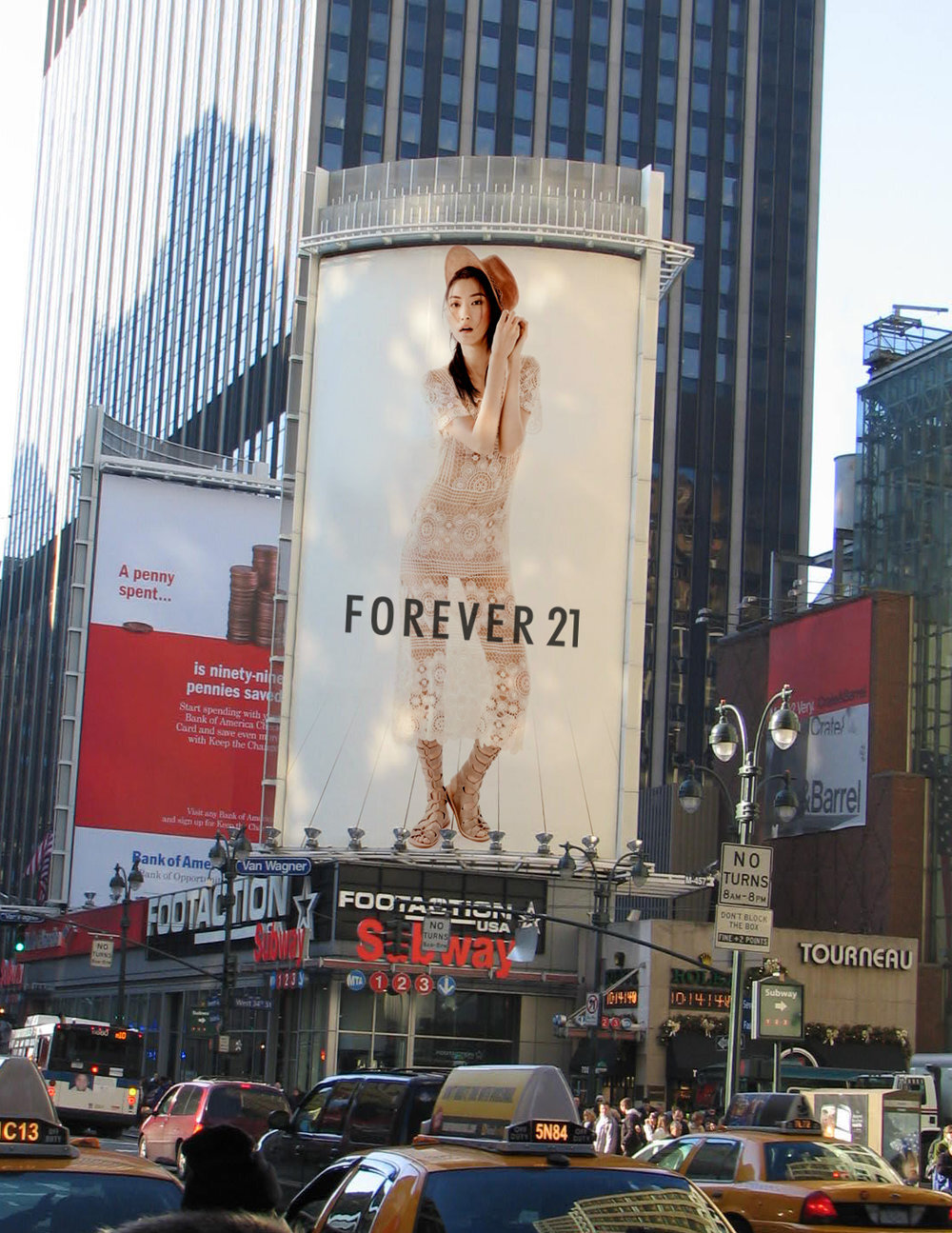 Forever 21 Billboard, Times Square