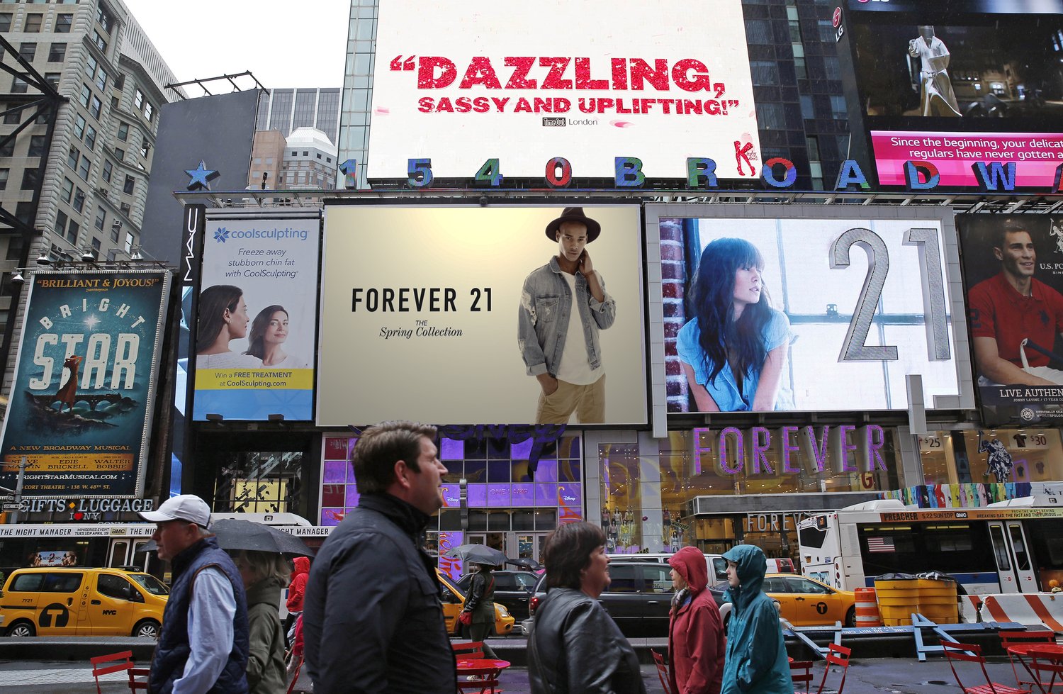 Forever 21 Billboard, Times Square