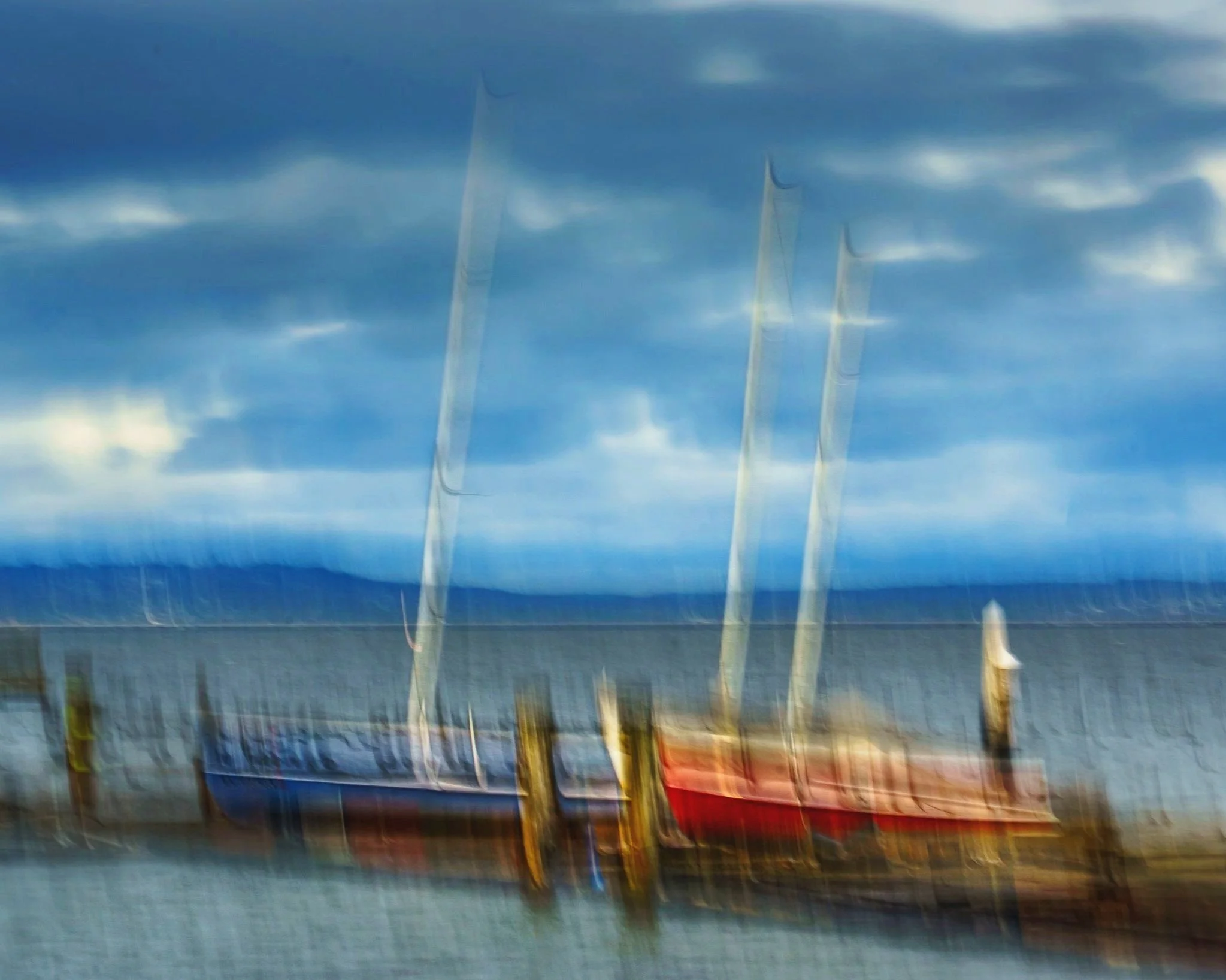 Sailboats 3 - Print