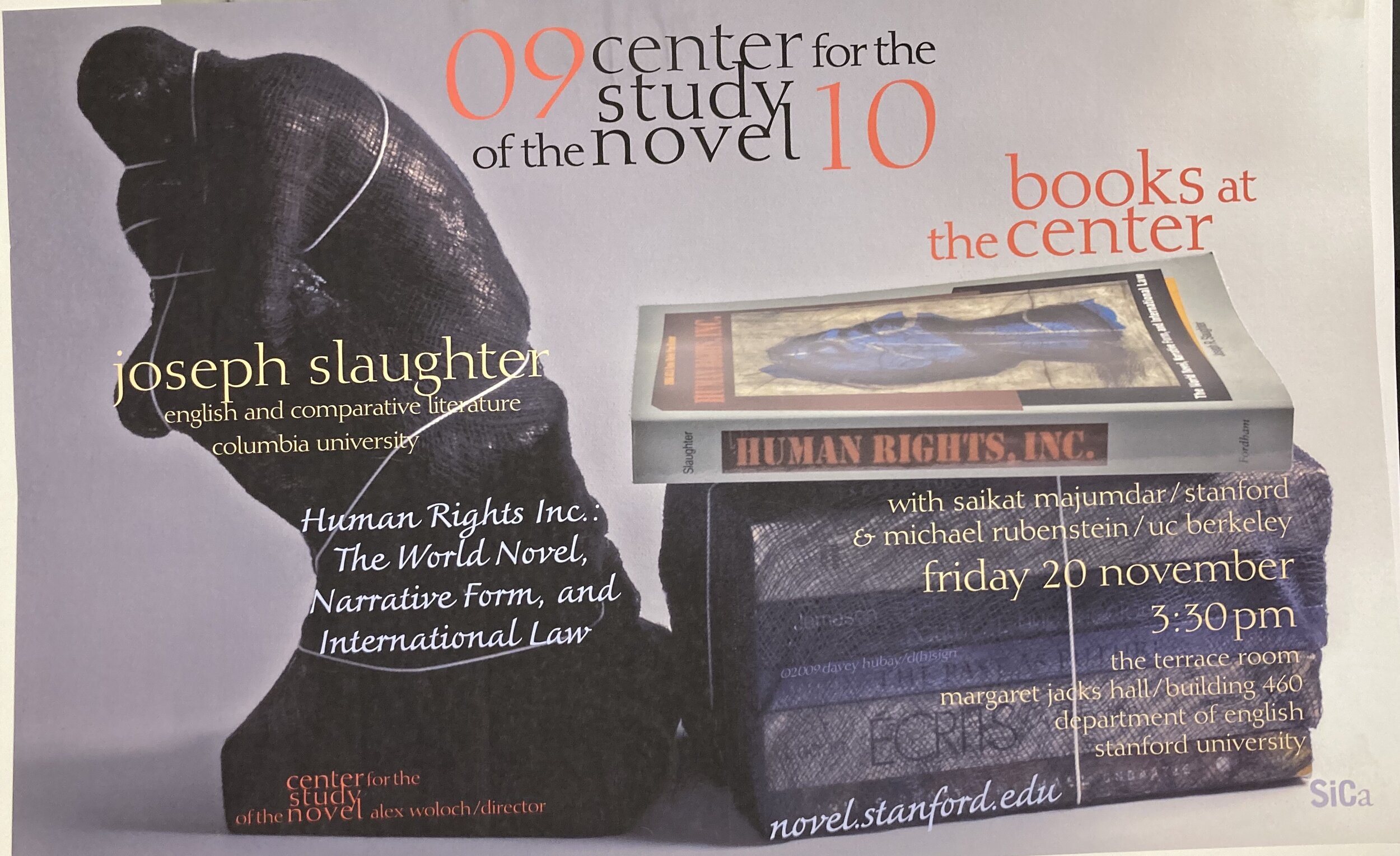 Books at the Center Poster 09_10 Joseph Slaughter.jpg