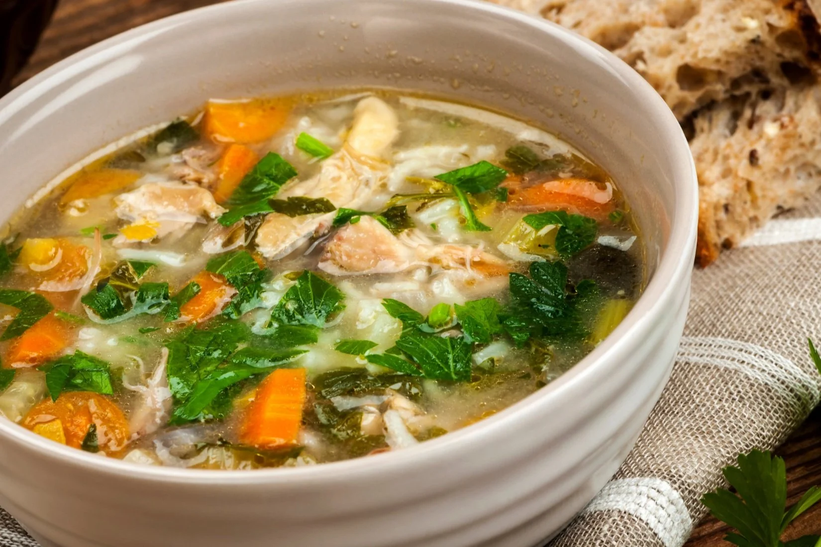 Lemon Chicken Soup 