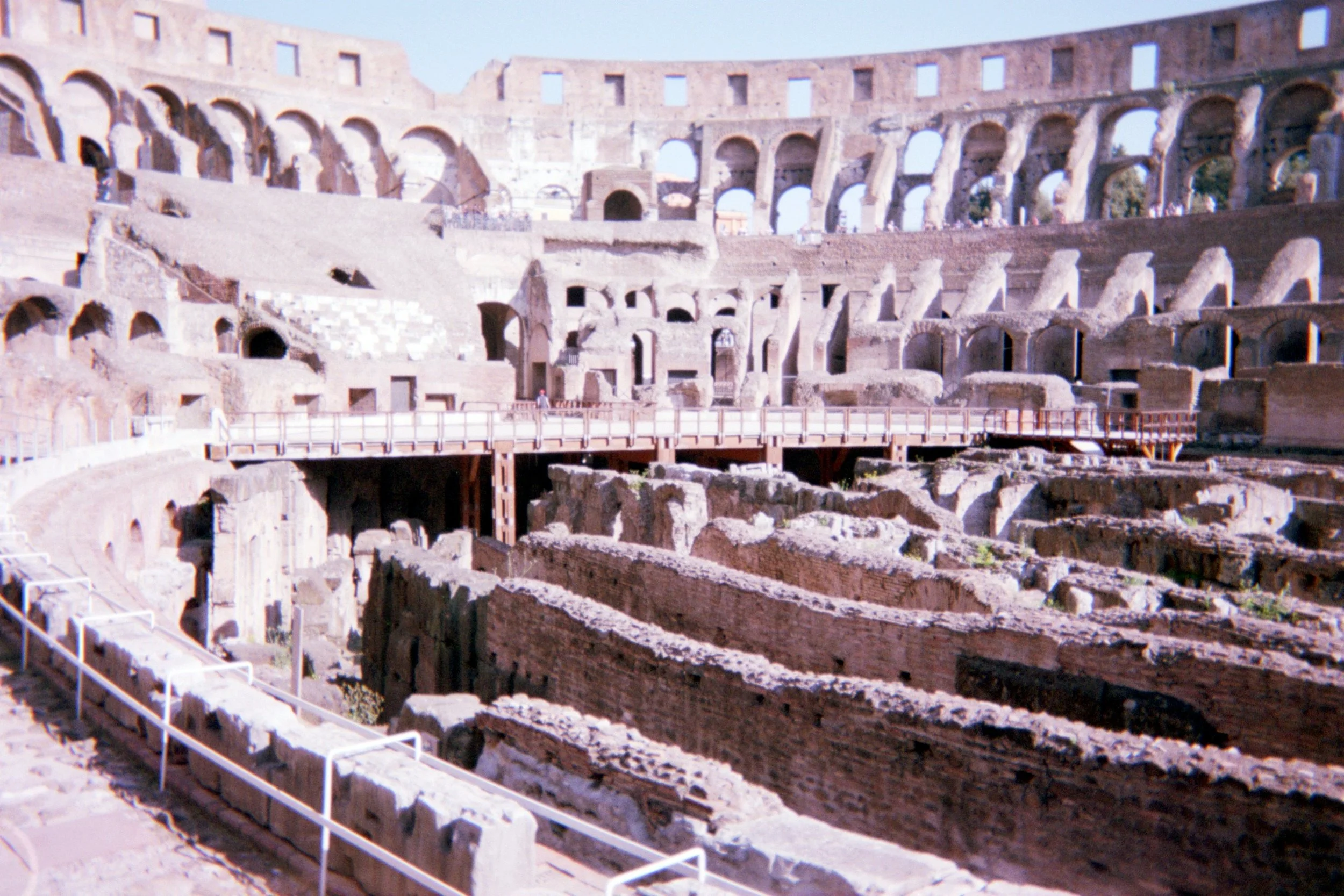   Inside the Colosseum  