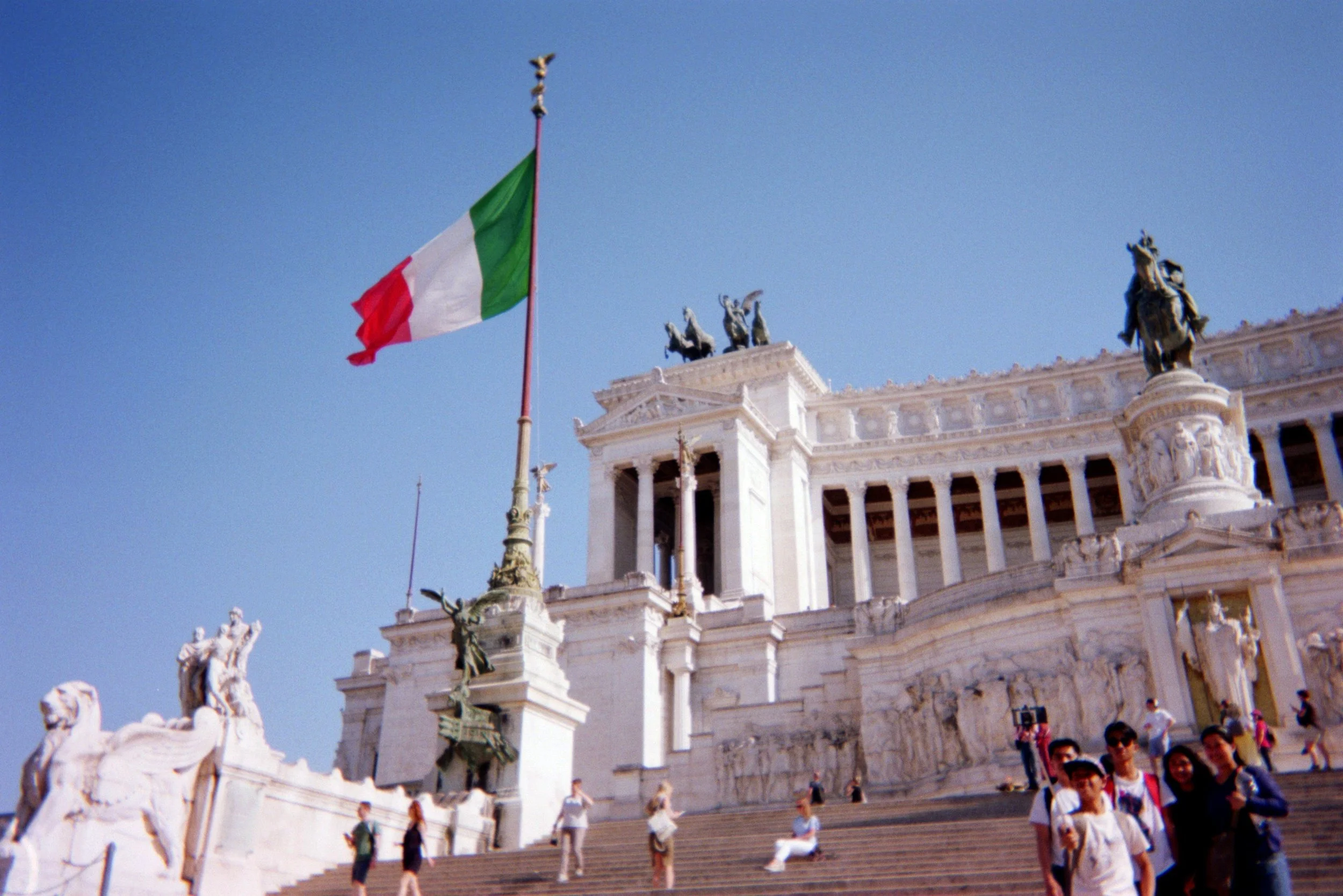   The “Altar of  the Fatherland”, aka the “Wedding Cake”  
