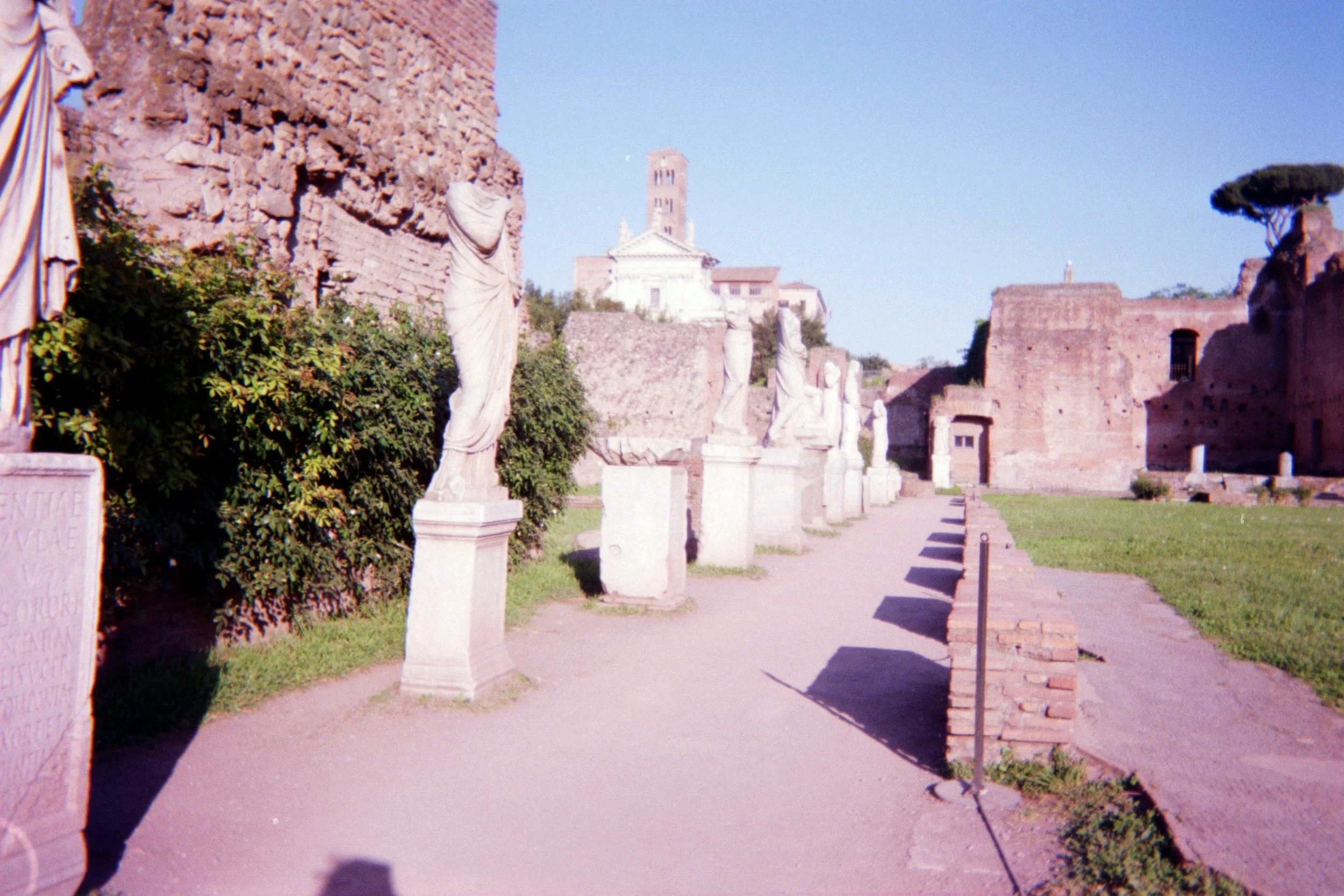   House of the Vestal Virgins in the Roman Forum  