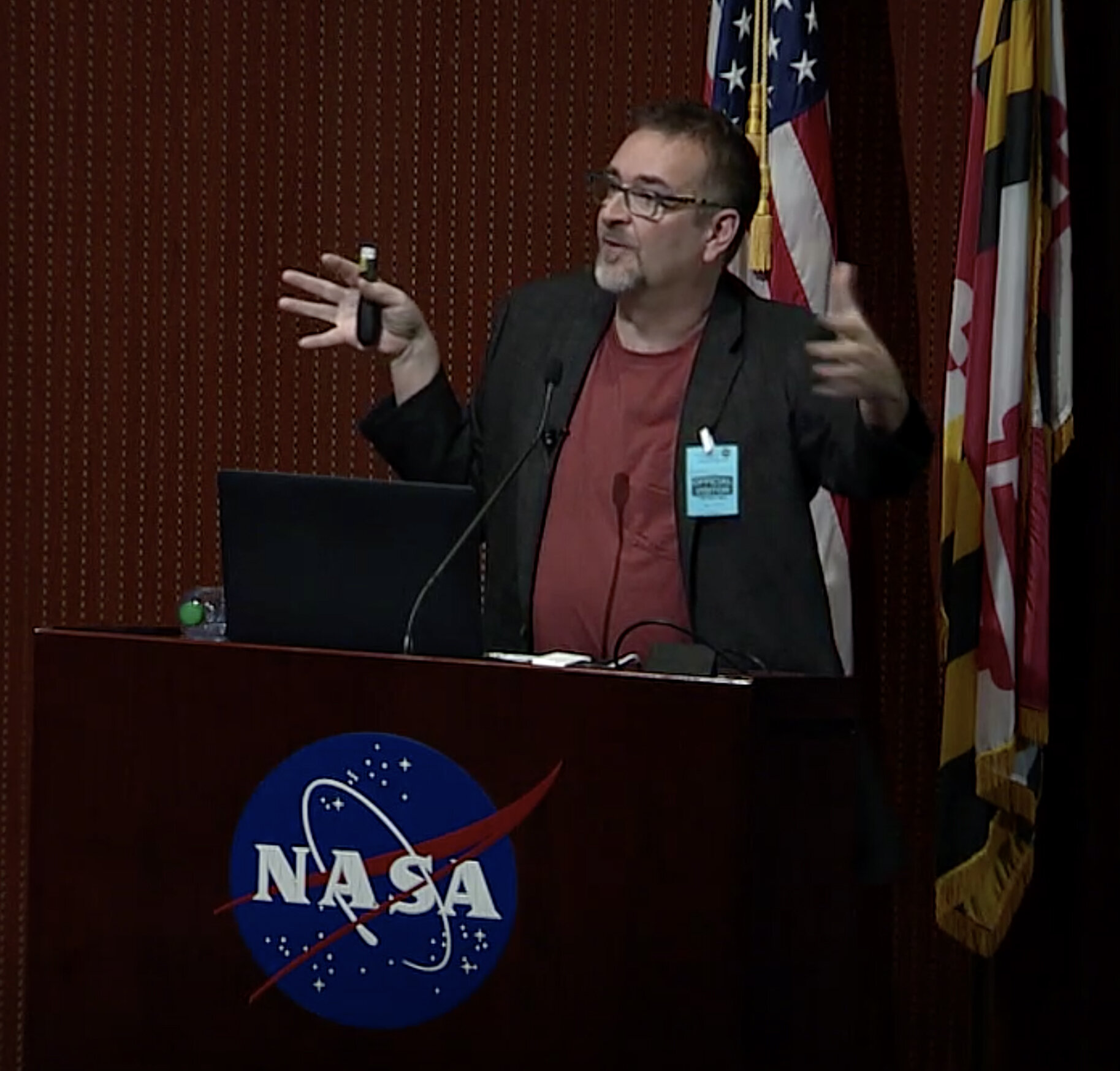 Ric speaks at NASA