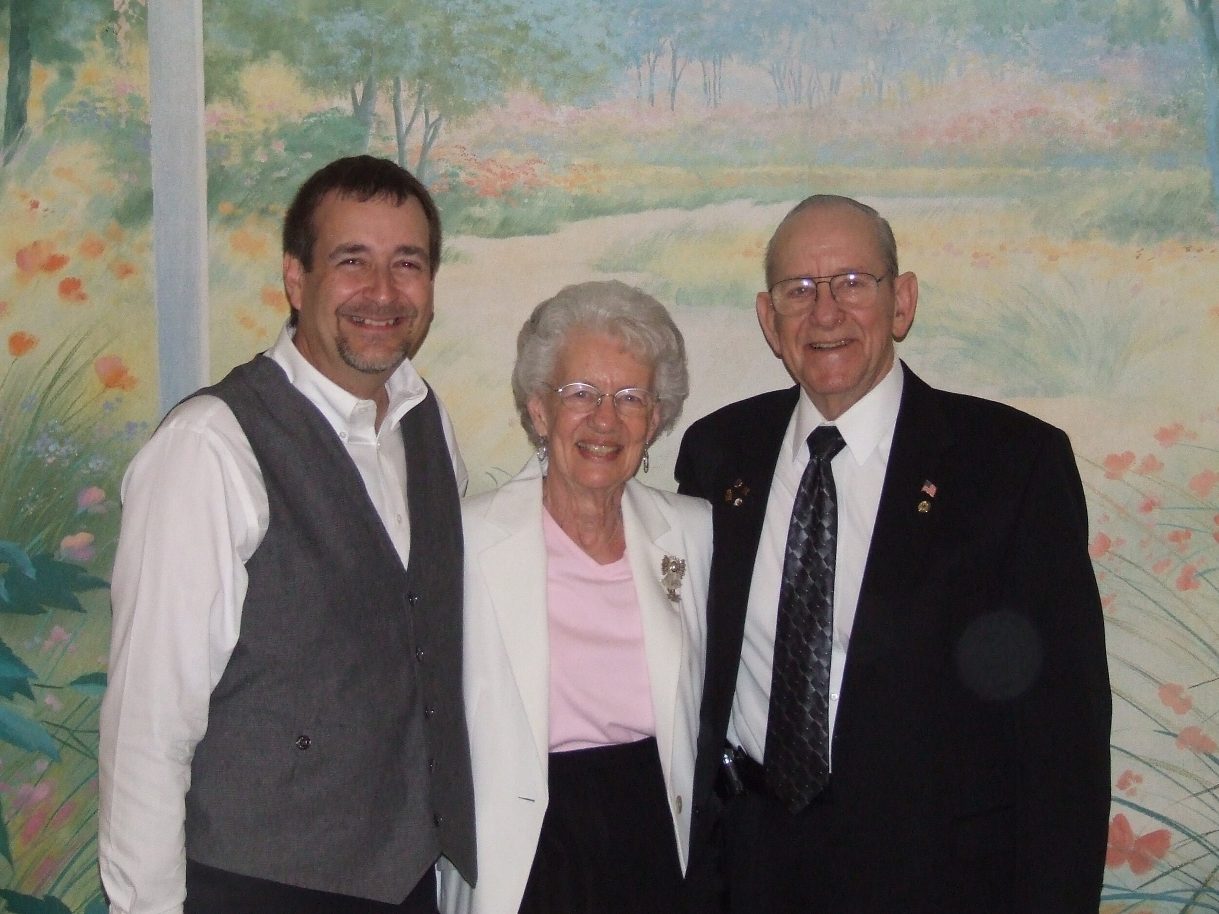 Ric with Capt and Mrs. Hobaugh