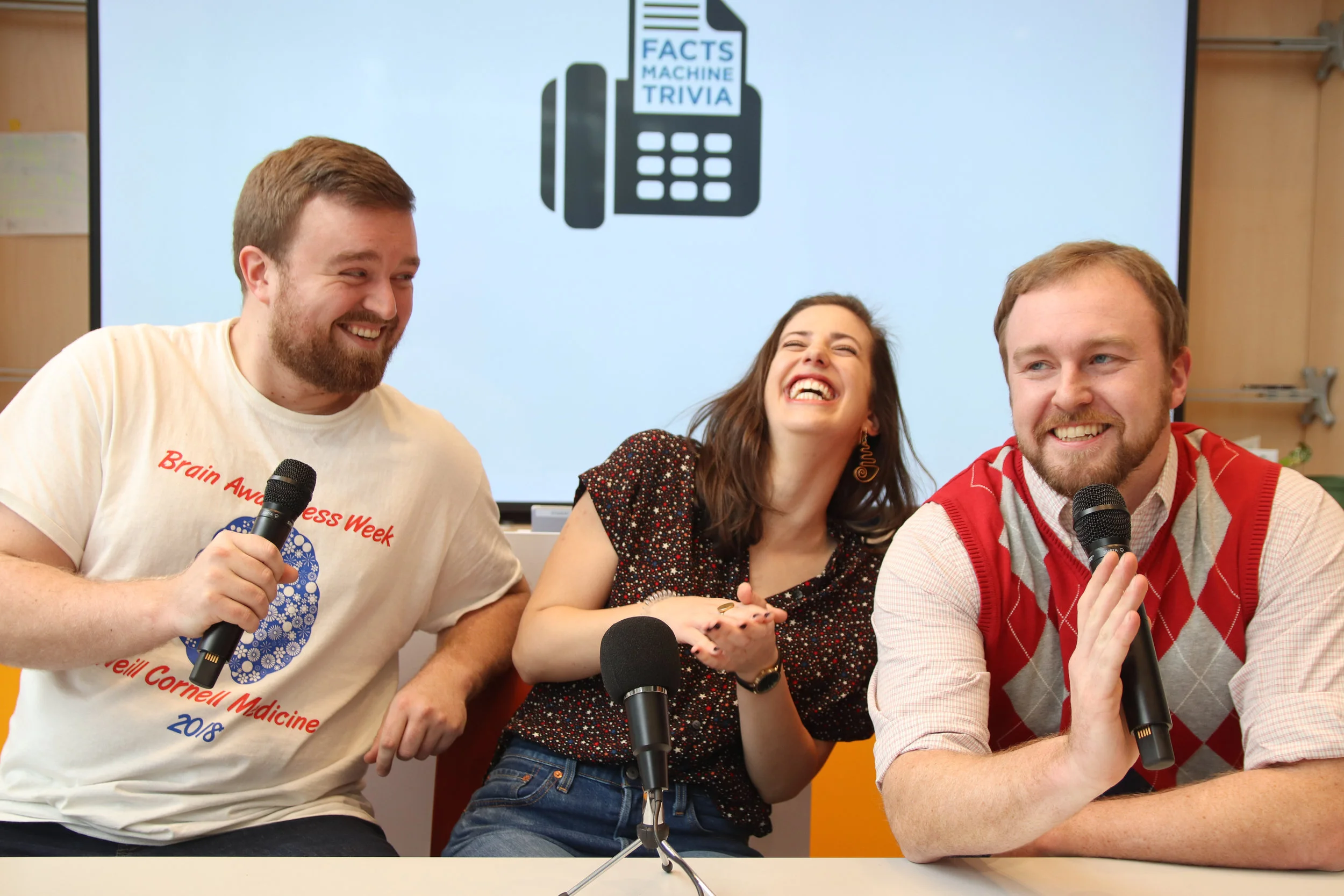From left to right: Noah, Emily, and Rob. Photo credit: Tessa Hirschfëld-Stölėr