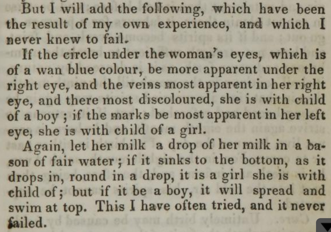 Aristotle’s Masterpiece offers centuries-old advice about sex and childbirth, as well as gender reveal party ideas that you definitely won’t find on Pinterest.