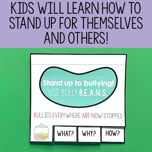 Bullying Prevention Read Aloud Activities - Bully BEANS